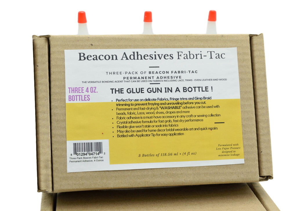 Beacon Fabri-Tac Permanent Adhesive, 8 Ounce THE GLUE GUN IN A
