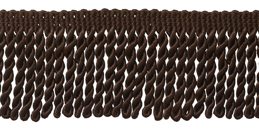 Decopro 10 Yard Value Pack of Brown 2.5 inch Bullion Fringe Trim, Style#EF25 Color: Mocha - D2 (30 ft / 9.5 meters)