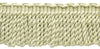 5 Yard Value Pack - 3 Inch Long Oatmeal, Pebble, Kasha Bullion Fringe Trim / Basic Trim Collection / Style# BFEMP3 (21927) / Color: Frost - W119 (15 Ft / 4.6 Meters)