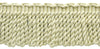 3 Inch Long Oatmeal, Pebble, Kasha Bullion Fringe Trim / Style# BFEMP3 (21927) / Color: Frost - W119 / Sold By the Yard