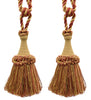 DÉCOPRO Decorative Curtain & Drapery Tassel Tieback Handcrafted with Victorian Design, Tassel Length 8