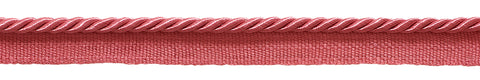 Small 3/16 inch Basic Trim Lip Cord (Light Rose), Sold by The Yard , Style# 0316S Color: LIGHT ROSE - K13