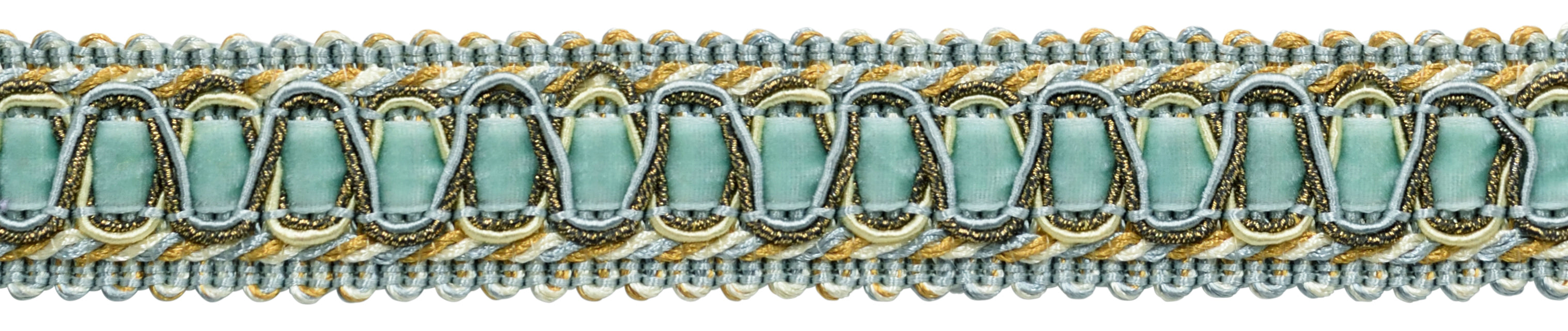 Mandala Crafts Gimp Braid Trim Roll French Braided Trim Ribbon Gold Trim  for Sewing – Decorative Gold Fabric Trim by The Yard for Curtain Trim Flat  Upholstery Trim