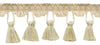 6 Yard Value Pack - 2.5 Inch Oyster, Kasha, Shell, Sandstone Tassel Fringe Trim / Basic Trim Collection / Style# TFC025 / Color: Dreamsicle - PR01 (18 Ft / 5.5 Meters)