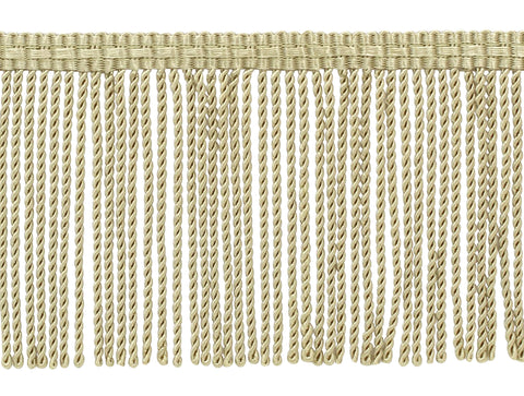 8 Yard Value Pack / 3 Inch long Sandstone Light Beige Thin Bullion Fringe Trim / Style# BFTC3 Color: C12 (A10) / 24 Ft / 7.3 Meters