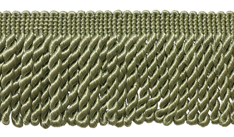 5 Yard Value Pack - 3 Inch Long SAGE GREEN Bullion Fringe Trim, Style# BFS3 Color: L83 (15 Ft / 4.5M)