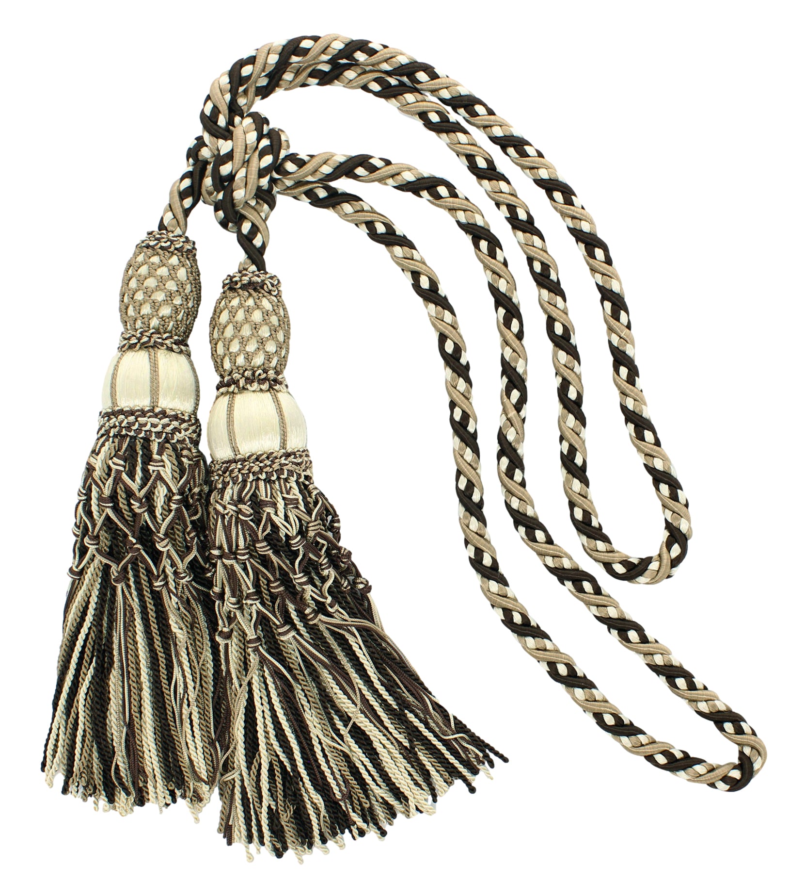 Tassel Tiebacks with Mini Tassels and Details Brown/Gold Tassel Tieback  with Mini Tassels and Details [TR7954] - $8.95 : Buy Cheap & Discount  Fashion Fabric Online