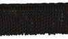 5 Yard Value Pack - 3 Inch Long Black Bullion Fringe Trim / Basic Trim Collection / Style# BFEMP3 (21927) / Color: Midnight's Embrace - K9 (15 Ft / 4.6 Meters)