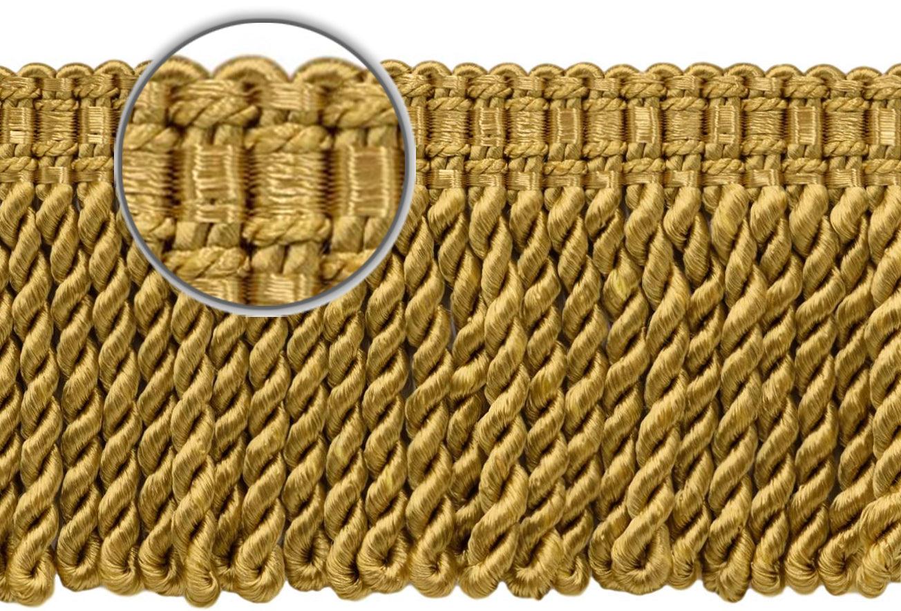 ANTIQUE GOLD 3 INCH BULLION FRINGE