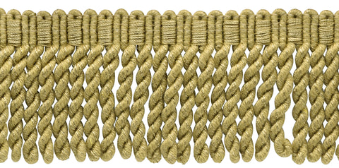 5 Yard Value Pack / 3 Inch Long / Camel Gold Knitted Bullion Fringe Trim / Style# BFSCR3 / Color: E16C (15 Ft / 4.6 Meters)