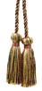 Decorative Double Tassel Curtain and Drapery Tieback / Holdback, 3