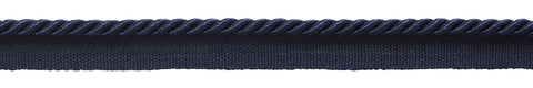 Small 3/16 inch Basic Trim Lip Cord (Dark Navy), Sold by The Yard , Style# 0316S Color: DARK Dark Navy Blue - J3