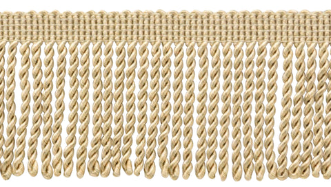 3 Inch Oyster, Kasha, Shell, Sandstone Bullion Fringe Trim / Style# EF300 (24108), Color:  Dreamsicle - PR01 / Sold by the Yard