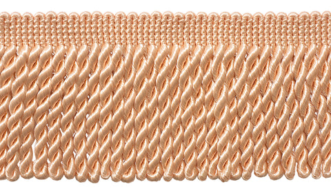 7 Yard Value Pack - 3 Inch Long SALMON / PEACH Bullion Fringe Trim, Style# BFS3 Color: E16 (21 Ft / 6.4M)