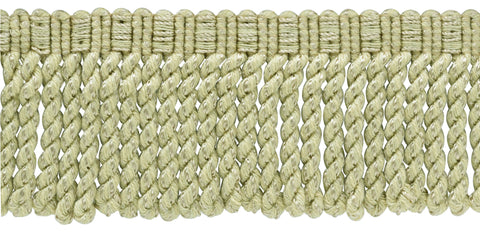 3 Inch Long / Sandstone Light Beige Knitted Bullion Fringe Trim / Style# BFSCR3 / Color: A10 / Sold by the Yard